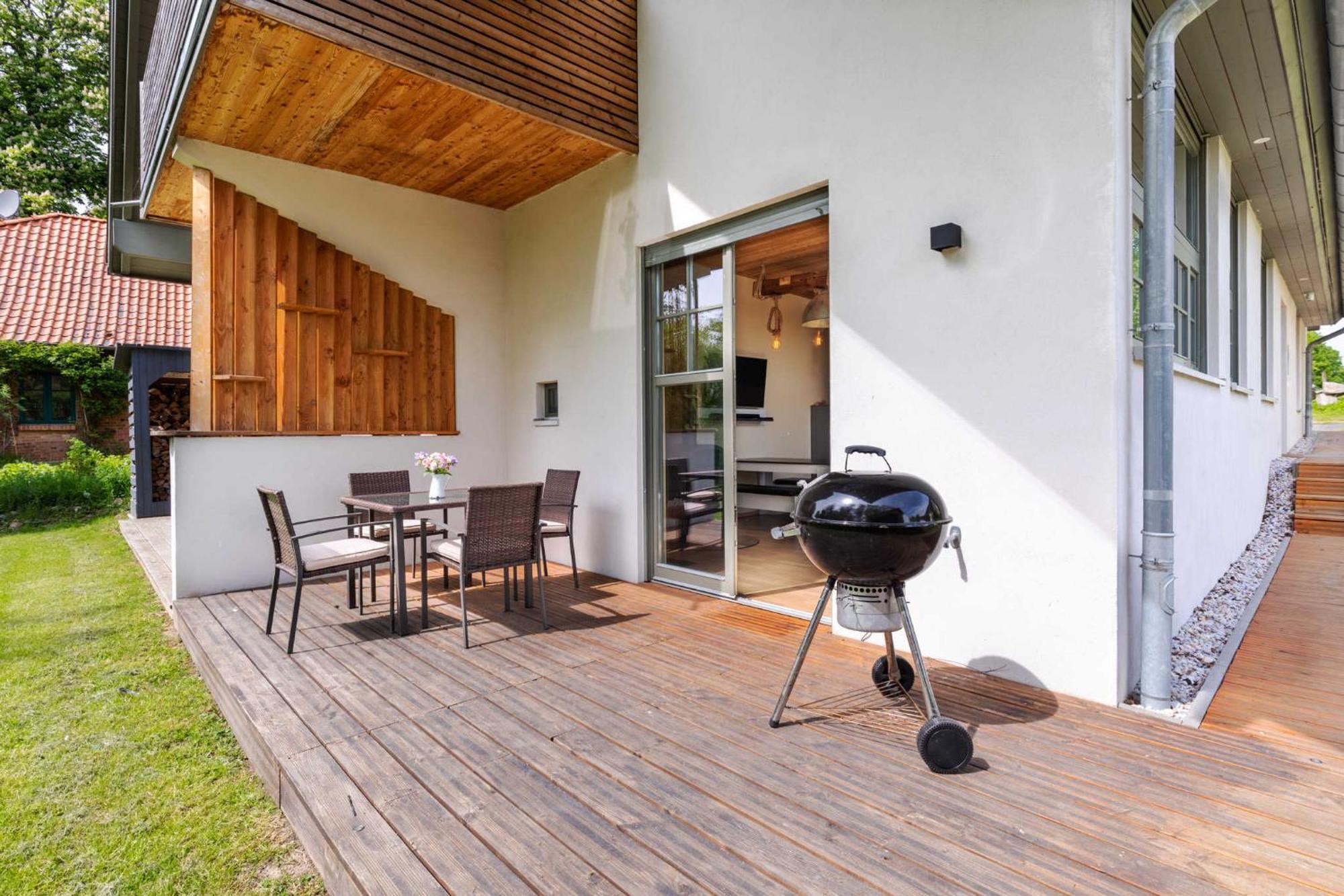 Ferienhaus Sonne Mond Und Sterne B Steffenshagen Buitenkant foto